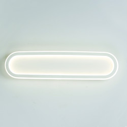 ΟΡΟΦΗΣ Φ/Σ LED 33W DIM CCT 3300LM SOLO ΜΕΤΑΛΛΙΚΟ ΛΕΥΚΟ IP20 57X14X6CM