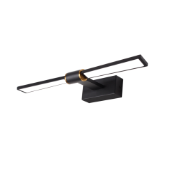 ΕΠΙΤΟΙΧΟ Φ/Σ LED 8W 520LM 3000K ΜΑΥΡΟ ΑΛΟΥΜΙΝΙΟ 410Χ140Χ55ΜΜ PAPIGION