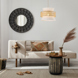 JAPAN-ΦΩΤΙΣΤΙΚΟ ΚΡΕΜΑΣΤΟ ΜΠΕΖ ΥΦΑΣΜΑΤΙΝΟ ΣΥΜΒΑΤΙΚΟ ΙΡ20 1xΕ27 400xH1300mm JAPAN-ΦΩΤΙΣΤΙΚΟ ΚΡΕΜΑΣΤΟ ΜΠΕΖ ΥΦΑΣΜΑΤΙΝΟ ΣΥΜΒΑΤΙΚΟ ΙΡ20 1xΕ27 400xH1300mm