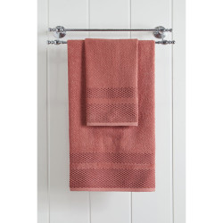 Beauty Home Πετσέτα προσώπου Art 3228 50x90 Κεραμιδί Beauty Home Πετσέτα προσώπου Art 3228 50x90 Κεραμιδί