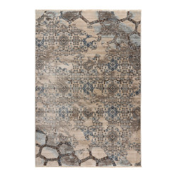 Beauty Home Σετ Κρεβ/ρας 3τμχ Bliss Art 9625 Μπεζ,Μόκα,Μπλε