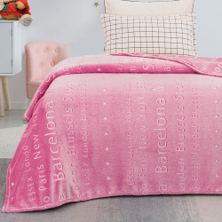 Beauty Home Κουβέρτα μονή φωσφορίζουσα Flash Art 6134 160x220 Ροζ Beauty Home Κουβέρτα μονή φωσφορίζουσα Flash Art 6134 160x220 Ροζ