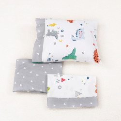 Beauty Home Σετ σεντόνια βρεφικά Art 5177 120x160 Γκρι Beauty Home Σετ σεντόνια βρεφικά Art 5177 120x160 Γκρι