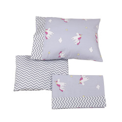 Beauty Home Σετ σεντόνια βρεφικά Art 5181 120x160 Γκρι Beauty Home Σετ σεντόνια βρεφικά Art 5181 120x160 Γκρι