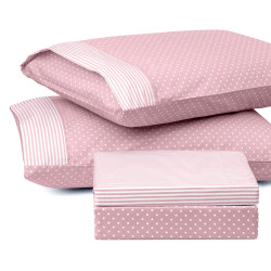Beauty Home Σετ παπλωματοθήκη μονή πουά JOY Art 1680 160x240 Ροζ Beauty Home Σετ παπλωματοθήκη μονή πουά JOY Art 1680 160x240 Ροζ