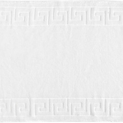 Beauty Home Ταπέτο μπάνιου Neron Art 3018 μαίανδρος 50x75 Λευκό Beauty Home Ταπέτο μπάνιου Neron Art 3018 μαίανδρος 50x75 Λευκό