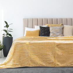 Beauty Home Κουβέρτα μονόχρωμη μονή Art 11000 σε 6 αποχρώσεις 160x220  Κίτρινο Beauty Home Κουβέρτα μονόχρωμη μονή Art 11000 σε 6 αποχρώσεις 160x220  Κίτρινο