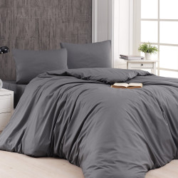 Beauty Home Παπλωματοθήκη μονή μονόχρωμη Art 1999 170x250 Ανθρακί Beauty Home Παπλωματοθήκη μονή μονόχρωμη Art 1999 170x250 Ανθρακί