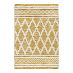 Beauty Home Χαλί βαμβακερό Morocotton 9236 150x220 Κίτρινο