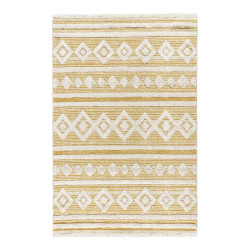 Beauty Home Χαλί βαμβακερό Morocotton 9239 Κίτρινο 125x180