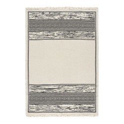 Beauty Home Χαλί βαμβακερό διπλής όψεως Duo Art 9252 160x230 Ανθρακίτης