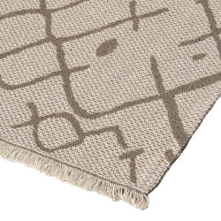 Beauty Home Χαλί βαμβακερό Cocotton 9230 Μπεζ 125x180