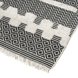 Beauty Home Χαλί βαμβακερό Morocotton 9238 Γκρι 125x180