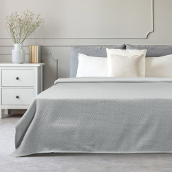 Beauty Home Κουβέρτα μονή Stripe ζακάρ Art 11172 170x270 Γκρι