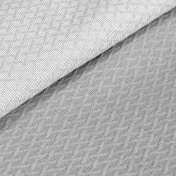 Beauty Home Κουβέρτα μονή Stripe ζακάρ Art 11172 170x270 Γκρι Beauty Home Κουβέρτα μονή Stripe ζακάρ Art 11172 170x270 Γκρι