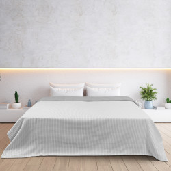 Beauty Home Κουβέρτα μονή διπλής όψεως Cross matelasse Art 11173 170x270 Γκρι