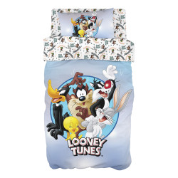 Beauty Home Σετ κουβερλί μονό Art 6189 Looney Tunes 160x240 Εμπριμέ Beauty Home Σετ κουβερλί μονό Art 6189 Looney Tunes 160x240 Εμπριμέ
