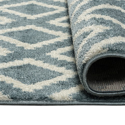 Beauty Home Χαλί Vibe Art 9574 160x230 Blue White Σιέλ Λευκό