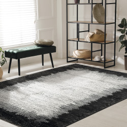 Beauty Home Διάδρομος με το μέτρο Prestige Art 9321 67cm Grey Black - Γκρι Μαύρο Beauty Home Διάδρομος με το μέτρο Prestige Art 9321 67cm Grey Black - Γκρι Μαύρο