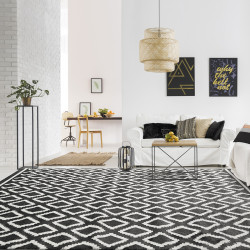 Beauty Home Πατάκι Vibe Art 9577 67x150 Stone White Ανθρακί Λευκό Beauty Home Πατάκι Vibe Art 9577 67x150 Stone White Ανθρακί Λευκό