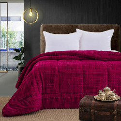 Beauty Home Κουβερτοπάπλωμα υπέρδιπλο Art 11526 220x240 Μπορντό Beauty Home Κουβερτοπάπλωμα υπέρδιπλο Art 11526 220x240 Μπορντό