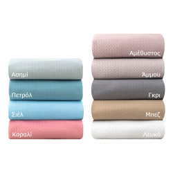 Beauty Home Κουβερλί μονό pre-washed Intence Art 12200 σε 9 αποχρώσεις 160x240  Άμμου Beauty Home Κουβερλί μονό pre-washed Intence Art 12200 σε 9 αποχρώσεις 160x240  Άμμου