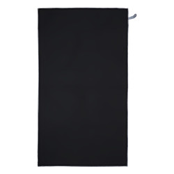 Beauty Home Πετσέτα θαλάσσης μονόχρωμη Microfiber Art 2200 90x160 Μαύρο