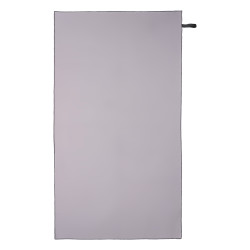 Beauty Home Πετσέτα θαλάσσης μονόχρωμη Microfiber Art 2200 90x160 Γκρι