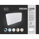 Μαξιλάρι ύπνου Dream Land Memory Foam Art 4081 Μέτριο 65x40+14 Λευκό Beauty Home