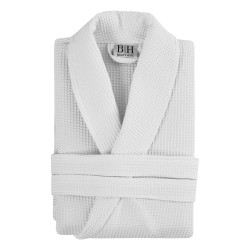 Beauty Home Μπουρνούζι Support πικέ με γιακά  50%Cot-50%Pol 210gsm Λευκό XL Beauty Home Μπουρνούζι Support πικέ με γιακά  50%Cot-50%Pol 210gsm Λευκό XL