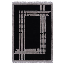 Beauty Home Πατάκι Noir Art 9437 67x140 Black Μαύρο Beauty Home Πατάκι Noir Art 9437 67x140 Black Μαύρο