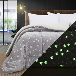 Beauty Home Κουβερτοπάπλωμα μονό φωσφοριζέ Glow Art 6271 160x220 Γκρι Beauty Home Κουβερτοπάπλωμα μονό φωσφοριζέ Glow Art 6271 160x220 Γκρι