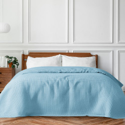 Beauty Home Πικέ μονή waffle Art 1990 L. Blue 170x240 Γαλάζιο Beauty Home Πικέ μονή waffle Art 1990 L. Blue 170x240 Γαλάζιο