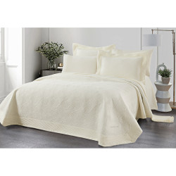 Beauty Home Σετ κουβερλί υπέρδιπλο Clio Art 12503 230x250 Εκρού Beauty Home Σετ κουβερλί υπέρδιπλο Clio Art 12503 230x250 Εκρού