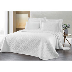 Beauty Home Σετ κουβερλί υπέρδιπλο Thalia Art 12504 230x250 Λευκό