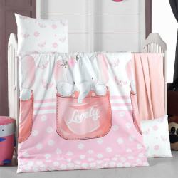 Beauty Home Σετ σεντόνια βρεφικά Art 5604 100x150 Ροζ Beauty Home Σετ σεντόνια βρεφικά Art 5604 100x150 Ροζ