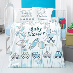 Beauty Home Σετ σεντόνια βρεφικά Art 5607 100x150 Γαλάζιο Beauty Home Σετ σεντόνια βρεφικά Art 5607 100x150 Γαλάζιο