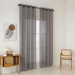 Beauty Home Κουρτίνα γάζα μονόχρωμη με 8 μεταλλικούς κρίκους Sharp Art 8448 140x270 Μπεζ Beauty Home Κουρτίνα γάζα μονόχρωμη με 8 μεταλλικούς κρίκους Sharp Art 8448 140x270 Μπεζ