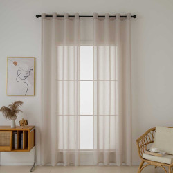 Beauty Home Ύφασμα κουρτίνας με το μέτρο γάζα Sharp Art 8448 Φ300 Άμμου Beauty Home Ύφασμα κουρτίνας με το μέτρο γάζα Sharp Art 8448 Φ300 Άμμου