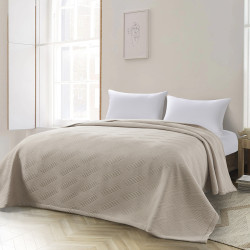 Beauty Home Κουβέρτα ζακάρ μονή Point Art 11175 170x270 Άμμου Beauty Home Κουβέρτα ζακάρ μονή Point Art 11175 170x270 Άμμου