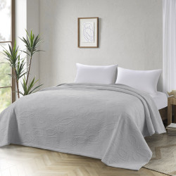 Beauty Home Κουβέρτα ζακάρ μονή Frame Art 11176 170x270 Γκρι Beauty Home Κουβέρτα ζακάρ μονή Frame Art 11176 170x270 Γκρι