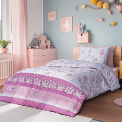 Beauty Home Σετ κουβερλί μονό Mirabelle Art 6233 160x240 Λιλά Beauty Home Σετ κουβερλί μονό Mirabelle Art 6233 160x240 Λιλά