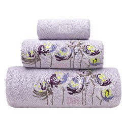 Beauty Home Σετ πετσέτες Art 3396 Σετ 3τμχ Λιλά Beauty Home Σετ πετσέτες Art 3396 Σετ 3τμχ Λιλά