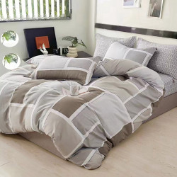 Beauty Home Σετ παπλωματοθήκη υπέρδιπλη Art 12601 Luigi 230x250 Γκρι,Μπεζ Beauty Home Σετ παπλωματοθήκη υπέρδιπλη Art 12601 Luigi 230x250 Γκρι,Μπεζ