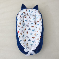 Beauty Home Bρεφική φωλιά με μαξιλάρι Art 5344 53x88 Μπλε