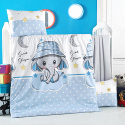 Beauty Home Σετ σεντόνια βρεφικά Art 5617 100x150 Γαλάζιο Beauty Home Σετ σεντόνια βρεφικά Art 5617 100x150 Γαλάζιο