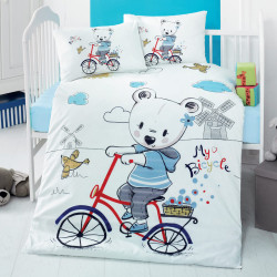 Beauty Home Σετ σεντόνια βρεφικά Art 5620 100x150 Μπλε Beauty Home Σετ σεντόνια βρεφικά Art 5620 100x150 Μπλε