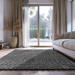Beauty Home Πατάκι Motion Art 9650 67x140 Ανθρακί Beauty Home Πατάκι Motion Art 9650 67x140 Ανθρακί