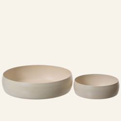 Beauty Home Μπώλ Εκρού Σετ 2 ΤΜΧ 22 x 5,5 cm , 13,5 x 5 cm Beauty Home Μπώλ Εκρού Σετ 2 ΤΜΧ 22 x 5,5 cm , 13,5 x 5 cm