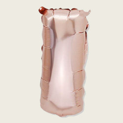 Beauty Home ΜΠΑΛΟΝΙ ΓΡΑΜΜΑ “I” ΡΟΖ ΧΡΥΣΟ 36cm Beauty Home ΜΠΑΛΟΝΙ ΓΡΑΜΜΑ “I” ΡΟΖ ΧΡΥΣΟ 36cm